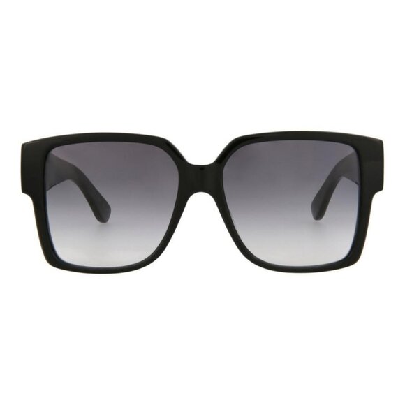 Saint Laurent Unisex Square/Rectangle Black Black Grey Fashion Designer Eyewear - Picture 1 of 4